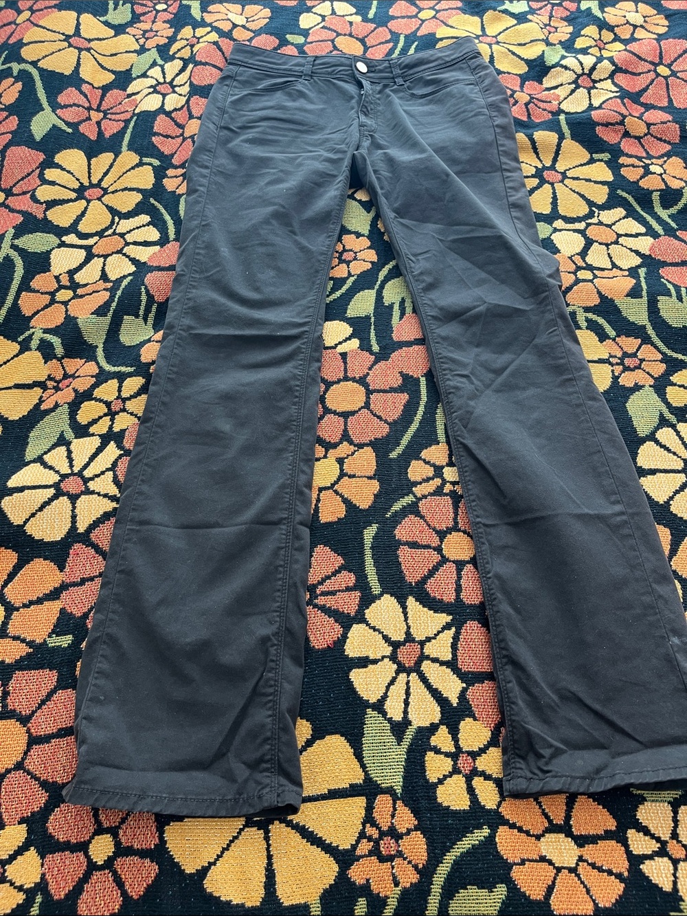 Esprit Black Mid-Rise Trousers